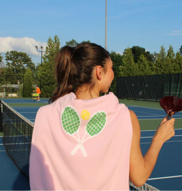 Classic Tennis Sweater in Pink