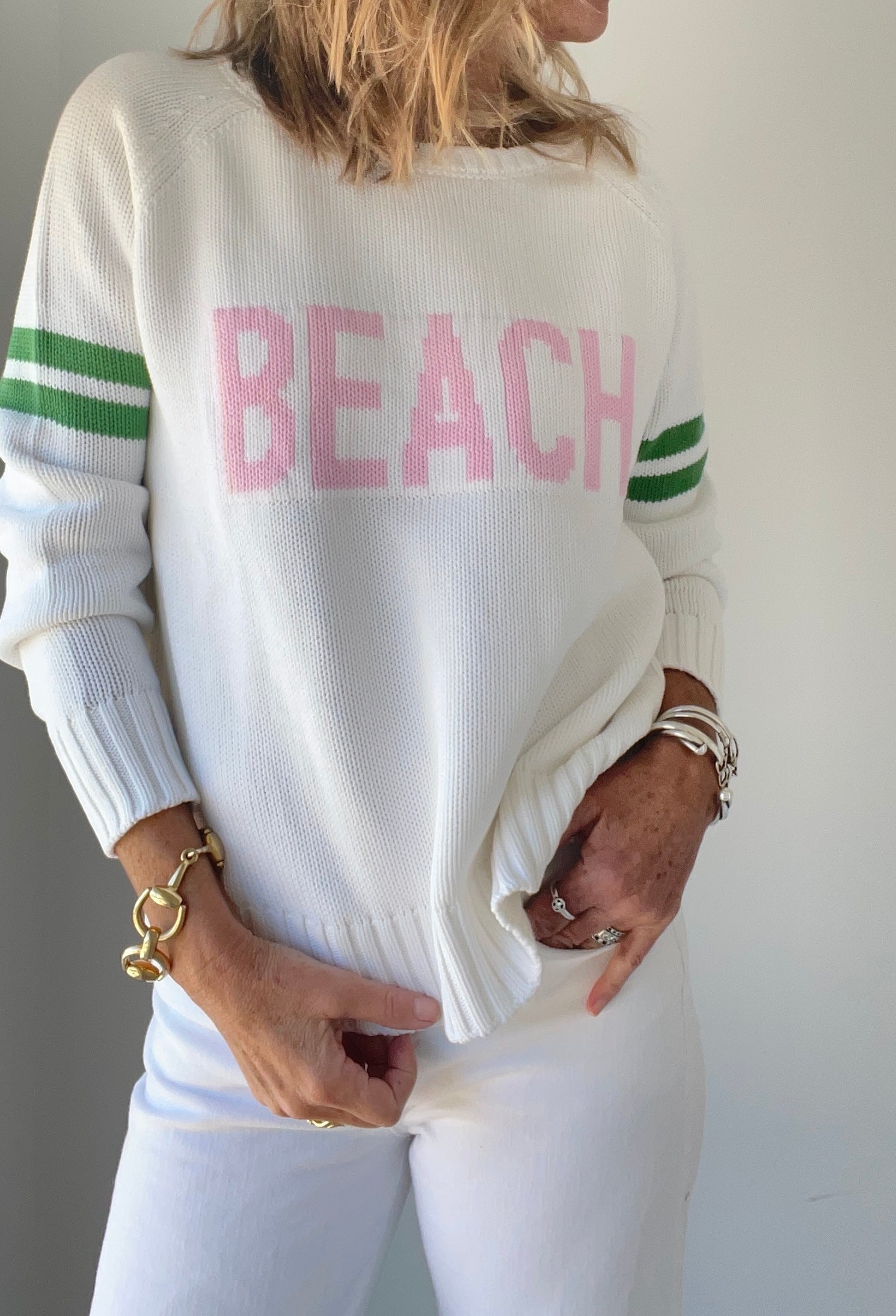 BEACH Chunky Campus Sweater