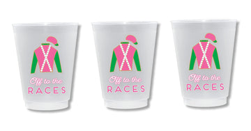 Off to the Races Plastic Derby Cups