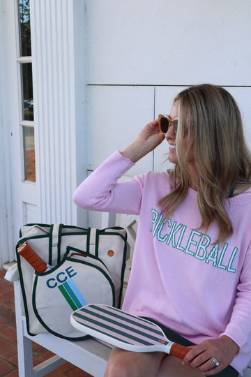 Pink Pickleball sweater