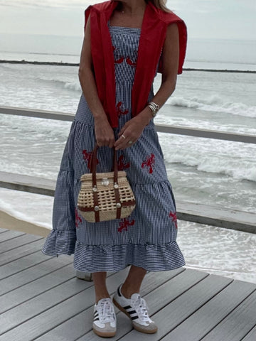Lobster 🦞 gingham dress  SHIPS May 20th