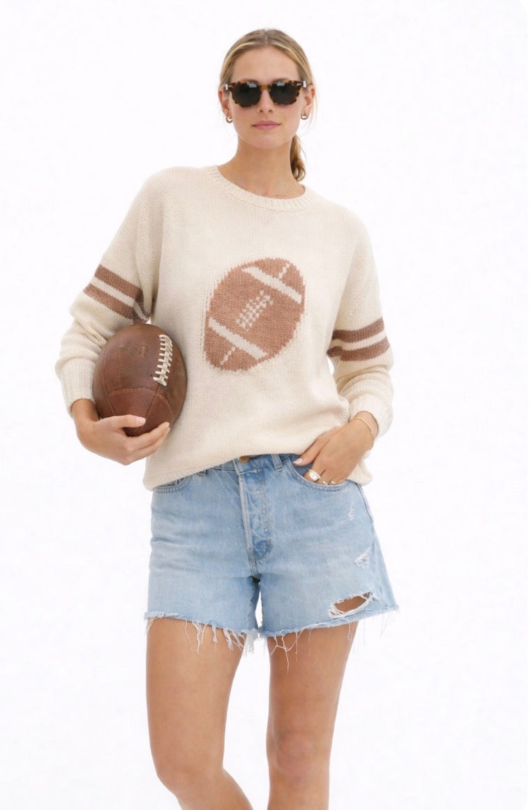Campus Football Classic Sweater | Pink Pineapple Shop