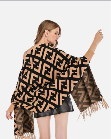 F brown wrap with sleeves
