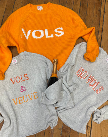 GO VOLS-100% cotton sweater