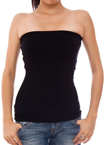 Seamless double layer tube top (4 colors)