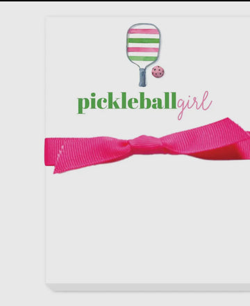 Pickleball Girl notepad