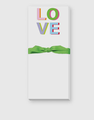 LOVE ❤️ stacked skinny notepad