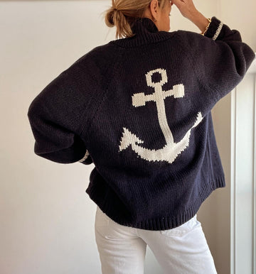 Anchor varsity sweater