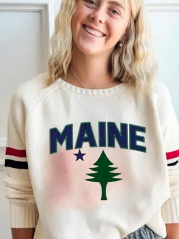 Vintage Inspired Maine Campus Sweater