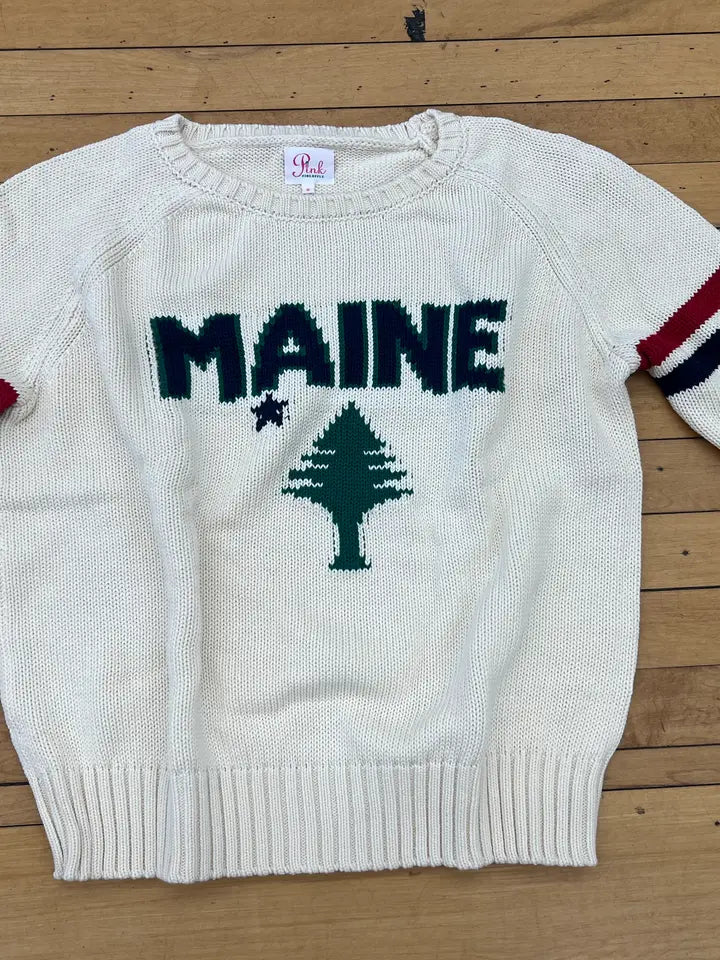 Collegiate Maine Campus Sweater – Vintage Look