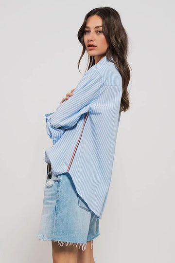 Side Ribbon detail Buttondown