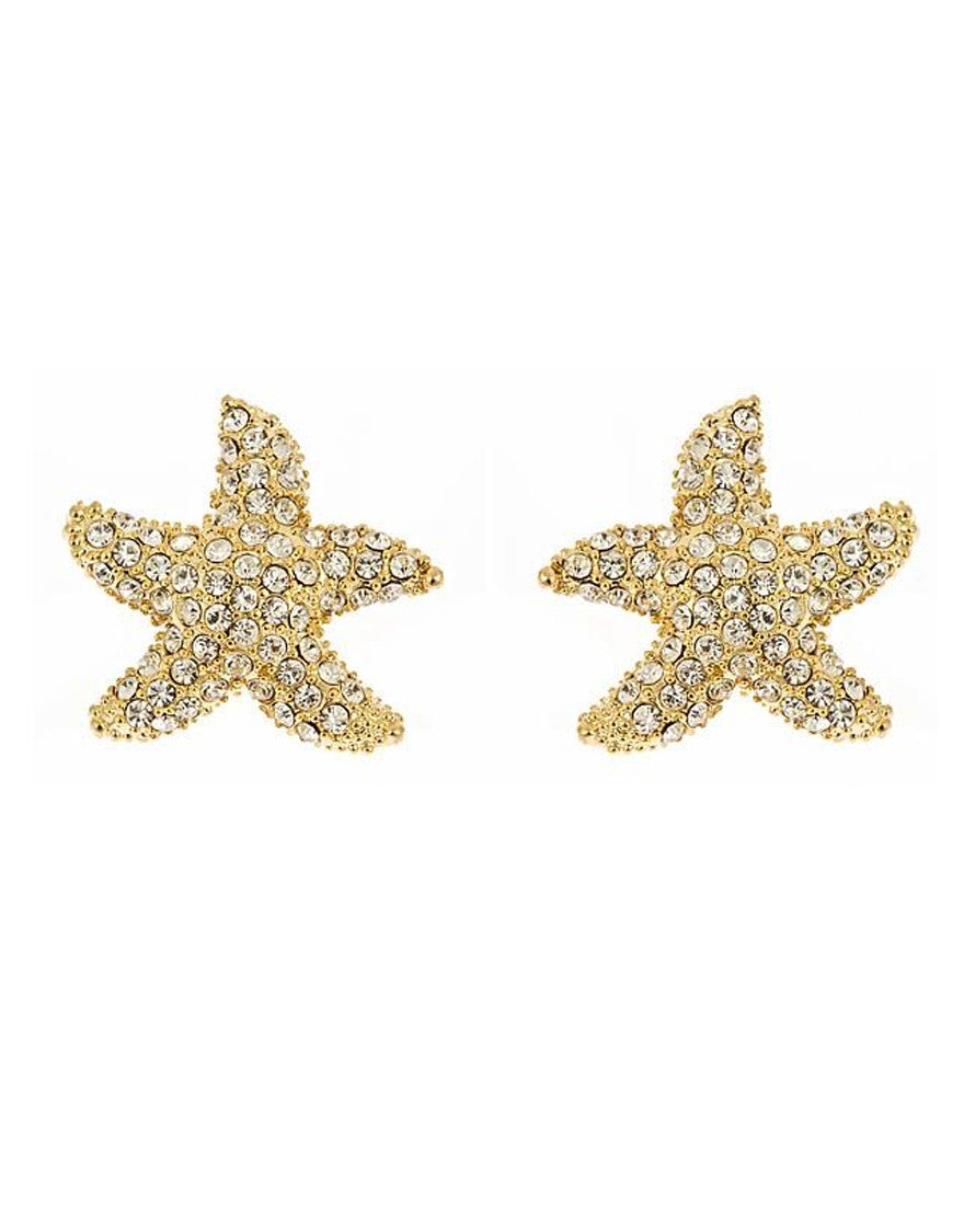 Large Gold Starfish Earring Large Gold Starfish Earring