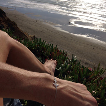 Tiny layering Anchor bracelets And Necklaces - Pink Pineapple Shop