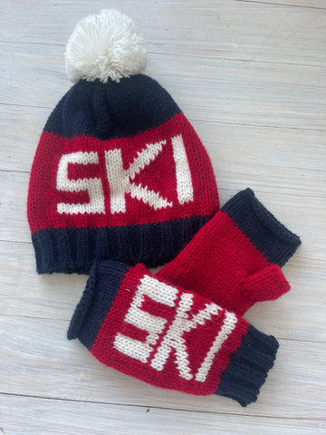 Alpaca SKI Hat and Glove Set