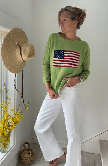 Green Campus Flag sweater