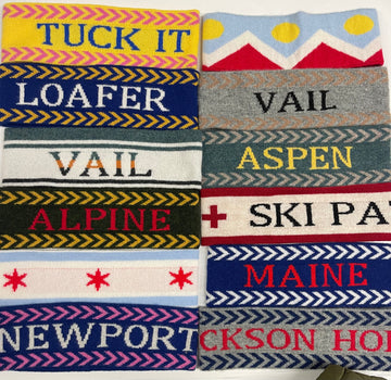 100% Cashmere Headbands - 80's Inspired Retro Headbands/Ear Warmers