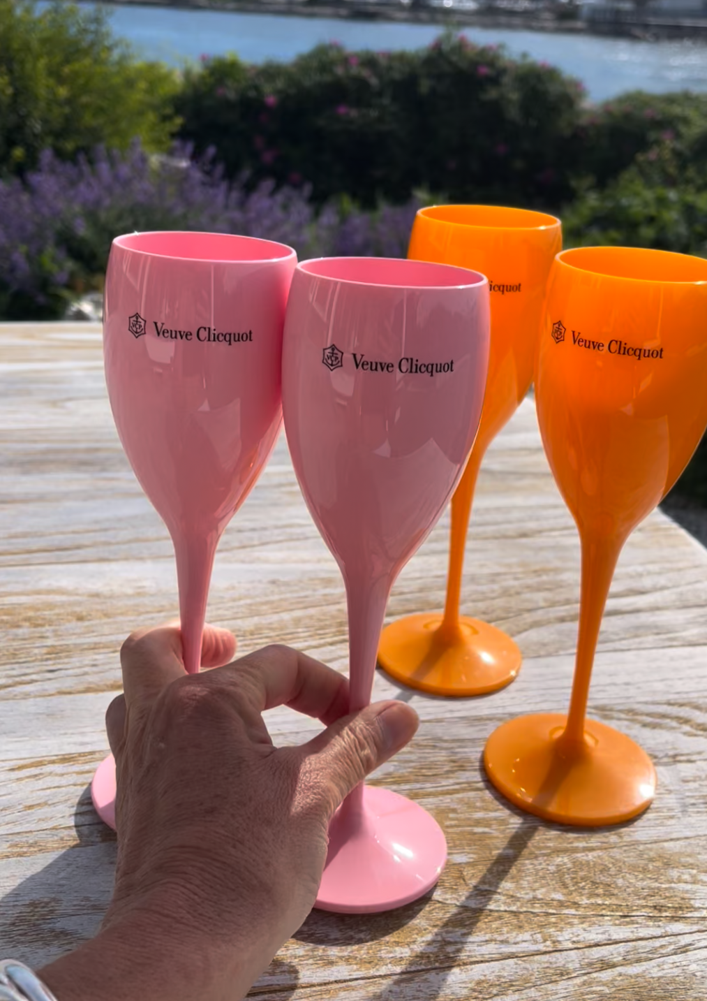 Elegant Veuve Celebration Glasses – Perfect Toast