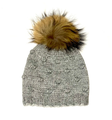 Jumps and Bumps hat  Heather Gray