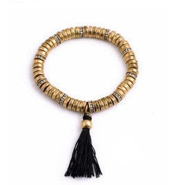 Moroccan tassel bracelet - Pink Pineapple Shop