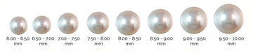 8MM White Pearl Earrings