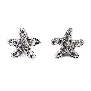 Small Starfish Earrings GOLD OR SILVER - Pink Pineapple Shop