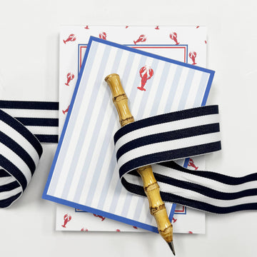 Lobster Stripe Notepad 4.25x5.5