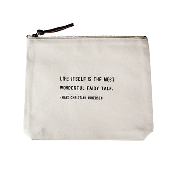 Life Itself (H.C Anderson) Canvas Zip Bag