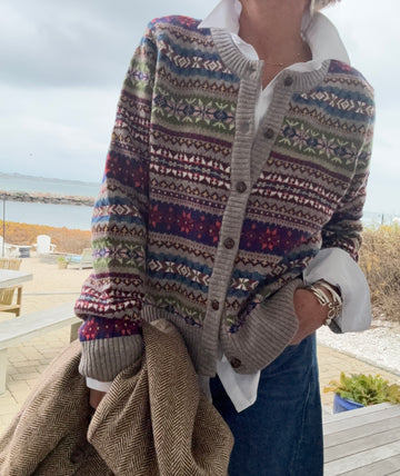 Cashmere Fair Isle American Style