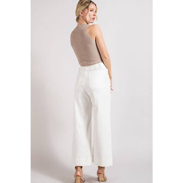Soft Washed Wide Leg Pants