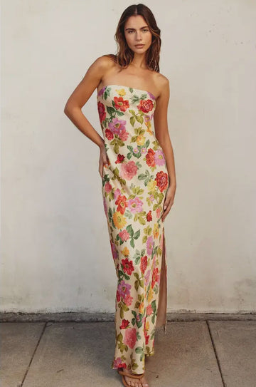 Zendaya Satin Maxi