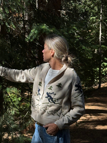 Skier Cotton Cardigan