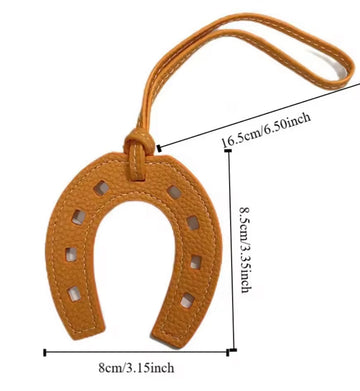 Equine Horseshoe bag charm FOUR COLORS