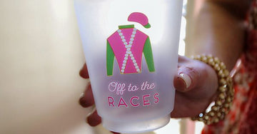 Off to the Races Plastic Derby Cups
