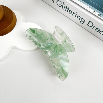 Large Colorful Moon Hair Claw Clip