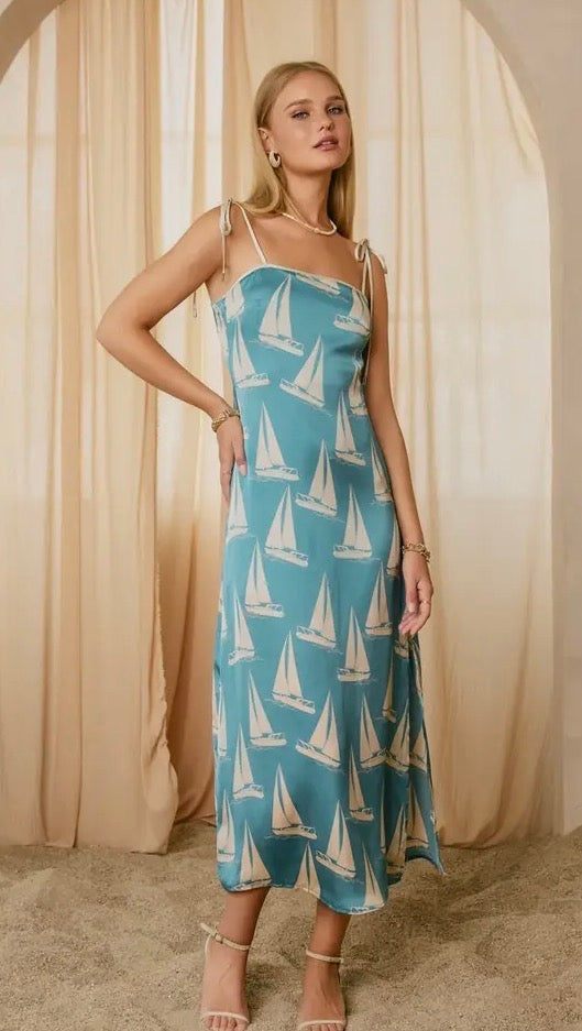 Coastal Chic Maxi Dress