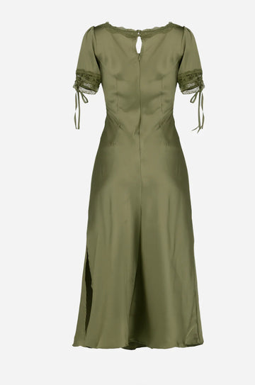 Whisper Sage Midi Dress