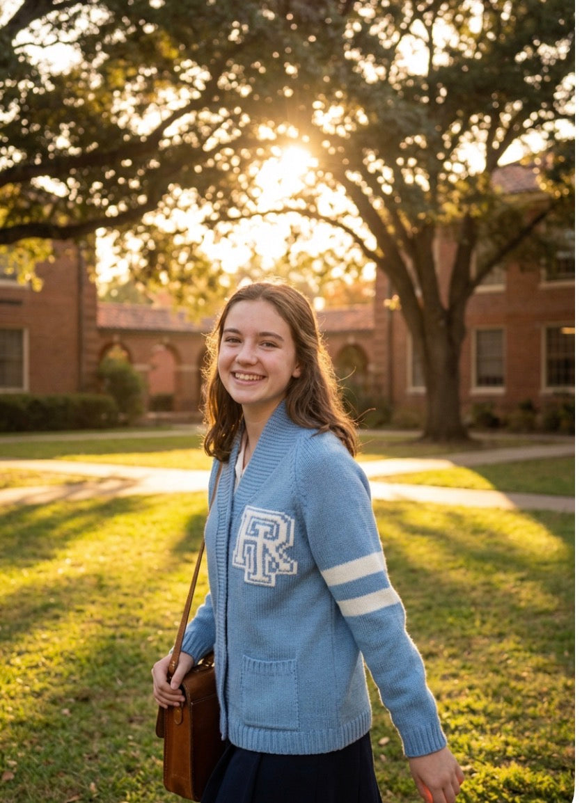 Rhody Letterman Sweater – Classic & Cozy