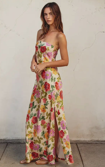 Zendaya Satin Maxi