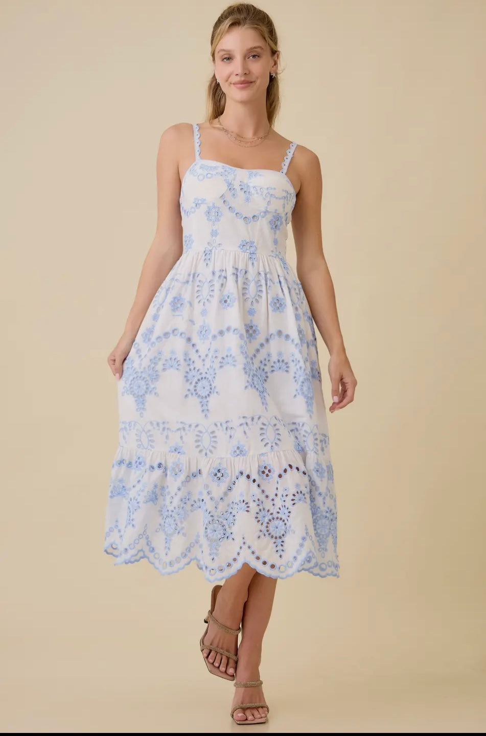 ワンピース and mary Ann ribbon dress Bow One-shoulder Full A-line Noir Garden Metallic Jacquard