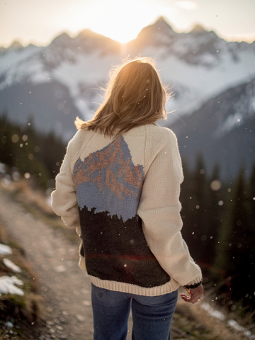Mountain Range Varsity Cardigan