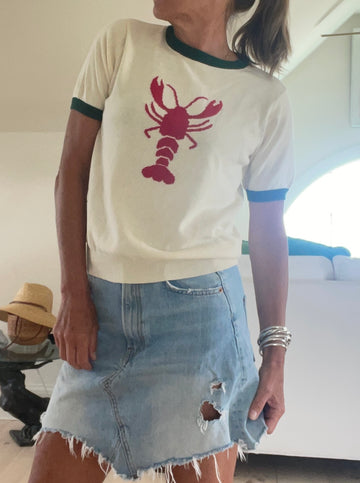 The Ringer Short Sleeve Lobster Sweater