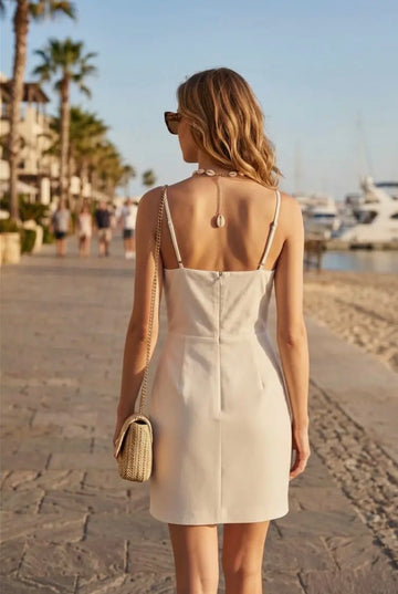 Corded mini dress