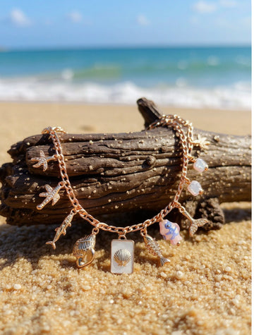 Coastal charm necklace
