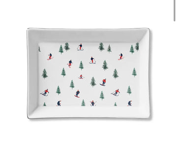 skier trinket tray
