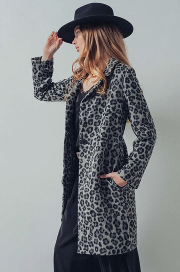 Khloe Leopard Coat