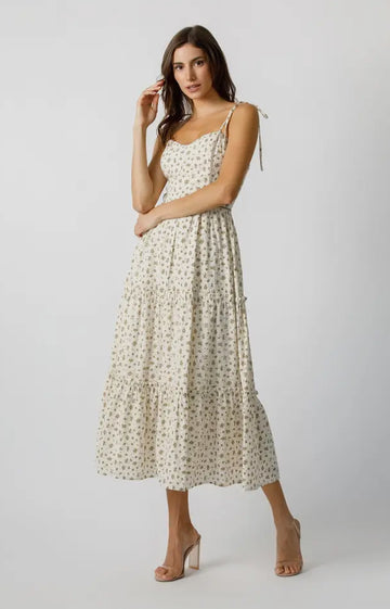 Flora midi dress