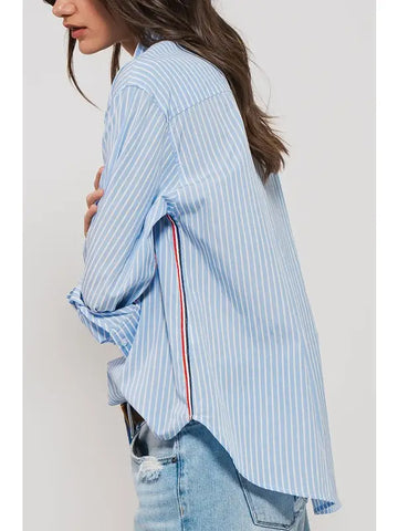 Side Ribbon detail Buttondown