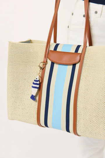 Fish Beaded Bag Charm/Key Ring