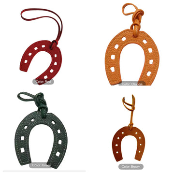 Equine Horseshoe bag charm FOUR COLORS