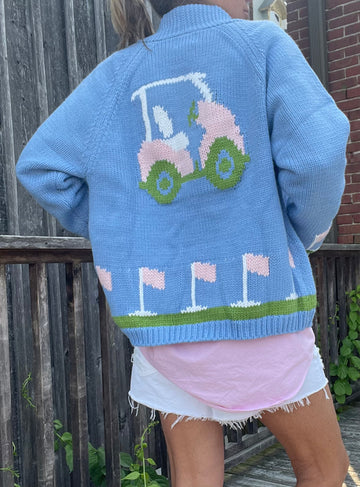 Varsity Par-Tee Golf Cart Cardigan